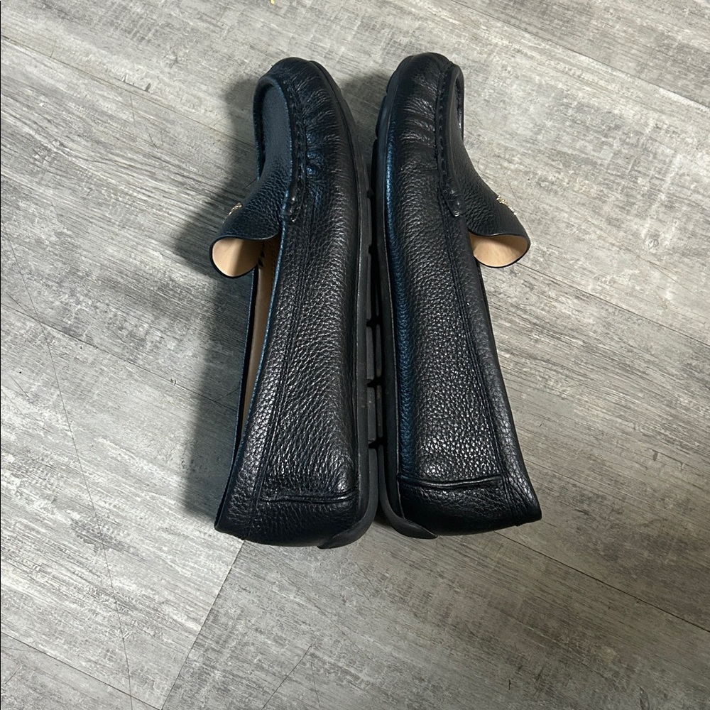 Coach Black Leather Penny Loafers - Picture 5 of 7